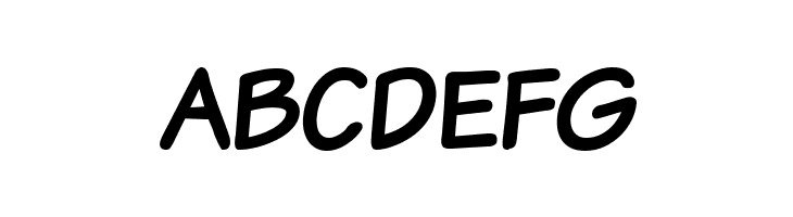 Komika Text Kaps Bold  Free Fonts Download