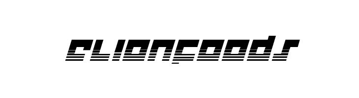 Flight Corps Halftone Italic  Free Fonts Download
