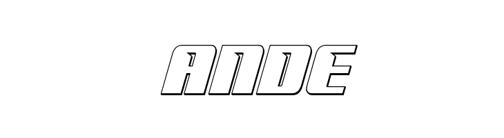 '89 Speed Affair Outline Ital  Free Fonts Download