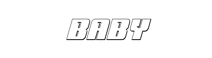 '89 Speed Affair Outline Ital  Free Fonts Download