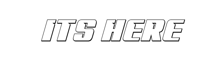 '89 Speed Affair Outline Ital  Free Fonts Download