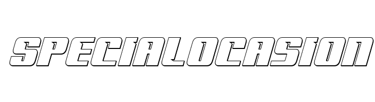 '89 Speed Affair Outline Ital  Free Fonts Download