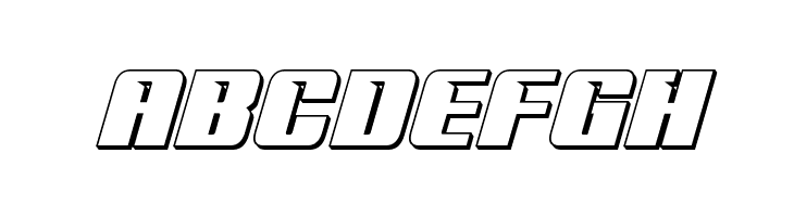 '89 Speed Affair 3D Italic  Free Fonts Download