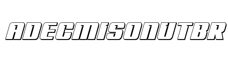 '89 Speed Affair 3D Italic  Free Fonts Download