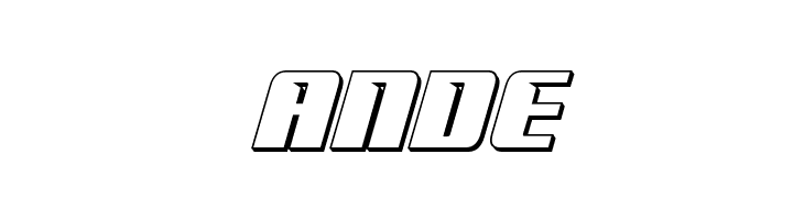 '89 Speed Affair 3D Italic  Free Fonts Download