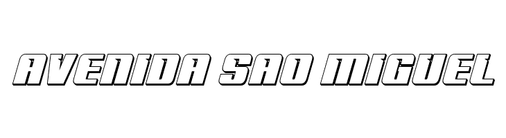 '89 Speed Affair 3D Italic  Free Fonts Download