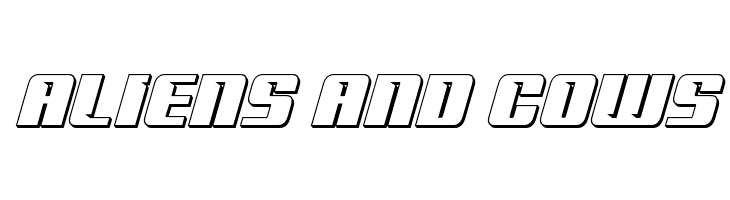 '89 Speed Affair 3D Italic  Free Fonts Download