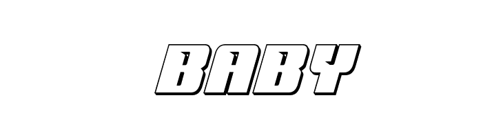 '89 Speed Affair 3D Italic  Free Fonts Download