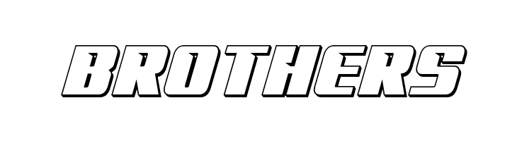 '89 Speed Affair 3D Italic  Free Fonts Download