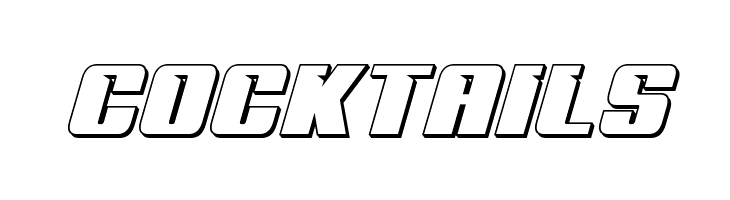 '89 Speed Affair 3D Italic  Free Fonts Download