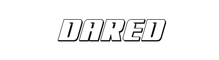 '89 Speed Affair 3D Italic  Free Fonts Download