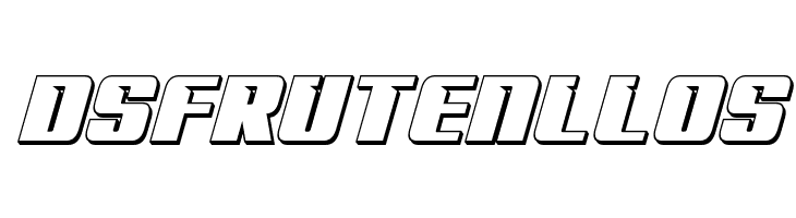 '89 Speed Affair 3D Italic  Free Fonts Download