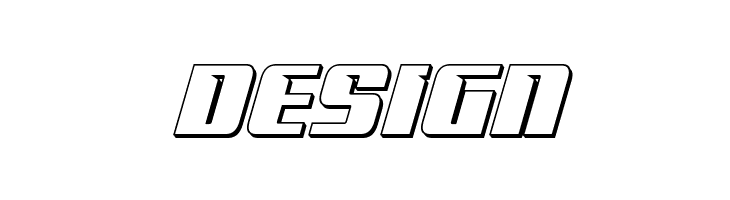 '89 Speed Affair 3D Italic  Free Fonts Download