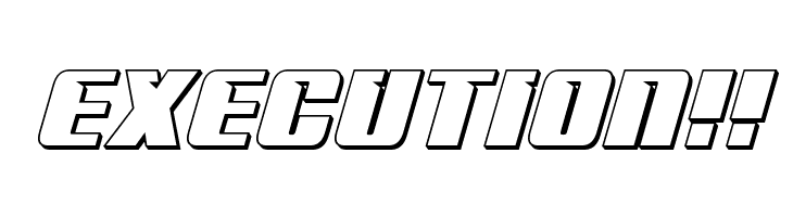 '89 Speed Affair 3D Italic  Free Fonts Download