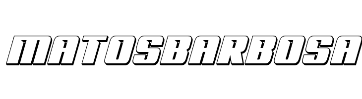 '89 Speed Affair 3D Italic  Free Fonts Download