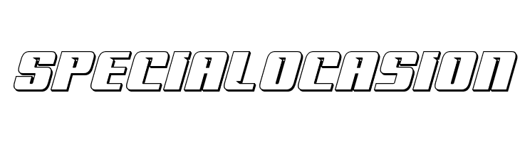 '89 Speed Affair 3D Italic  Free Fonts Download