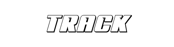 '89 Speed Affair 3D Italic  Free Fonts Download