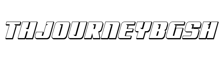 '89 Speed Affair 3D Italic  Free Fonts Download