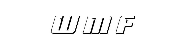 '89 Speed Affair 3D Italic  Free Fonts Download