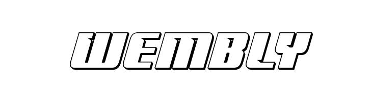 '89 Speed Affair 3D Italic  Free Fonts Download