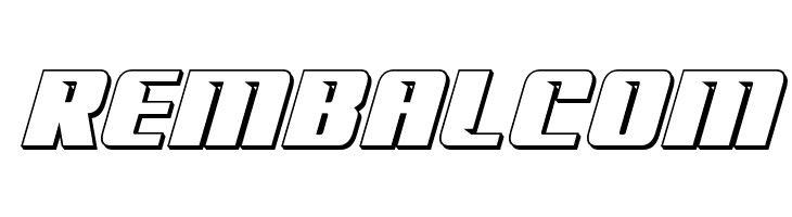 '89 Speed Affair 3D Italic  Free Fonts Download