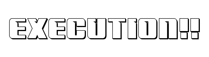 '89 Speed Affair 3D  Free Fonts Download