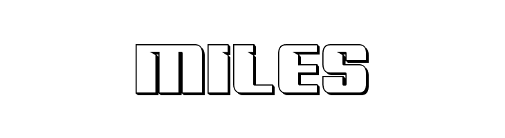 '89 Speed Affair 3D  Free Fonts Download