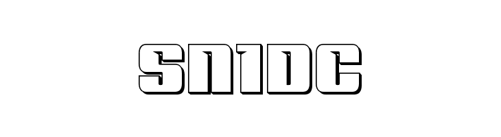 '89 Speed Affair 3D  Free Fonts Download