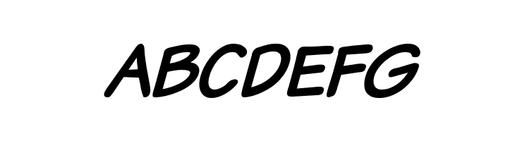 Komika Text Kaps Bold Italic  Free Fonts Download