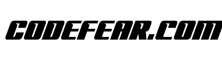 '89 Speed Affair Super-Italic  Free Fonts Download
