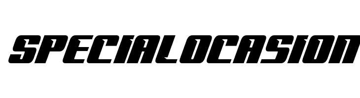 '89 Speed Affair Super-Italic  Free Fonts Download