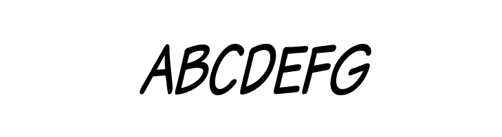 Komika Text Tight Italic  Free Fonts Download