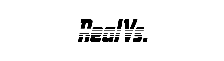 Upper Punch Gradient Italic  Free Fonts Download