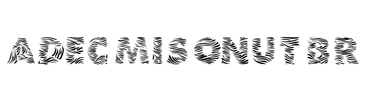 101! Zebra Print  Free Fonts Download