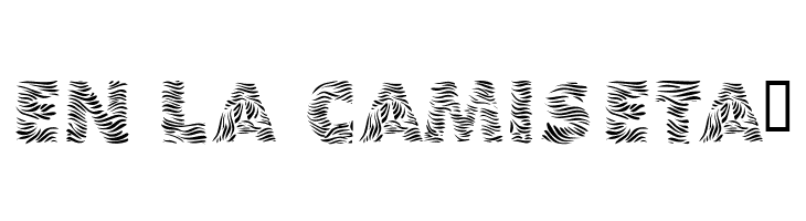 101! Zebra Print  Free Fonts Download