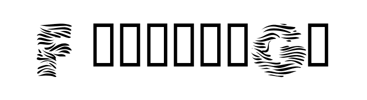 101! Zebra Print  Free Fonts Download