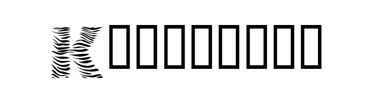 101! Zebra Print  Free Fonts Download