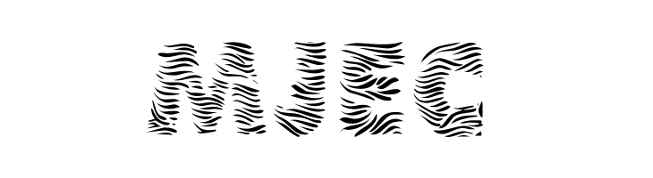 101! Zebra Print  Free Fonts Download