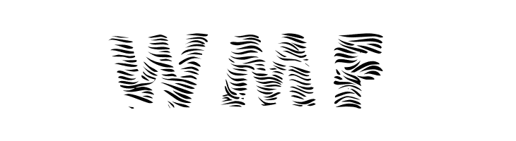 101! Zebra Print  Free Fonts Download