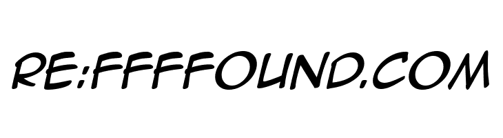 Anime Ace 2.0 BB Italic  Free Fonts Download