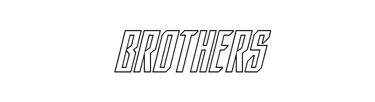 Dark Dominion Outline Italic  Free Fonts Download