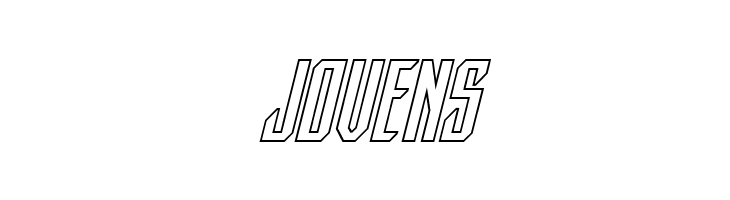 Dark Dominion Outline Italic  Free Fonts Download