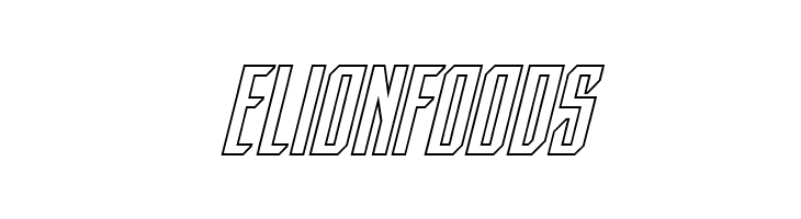 Dark Dominion Outline Italic  Free Fonts Download