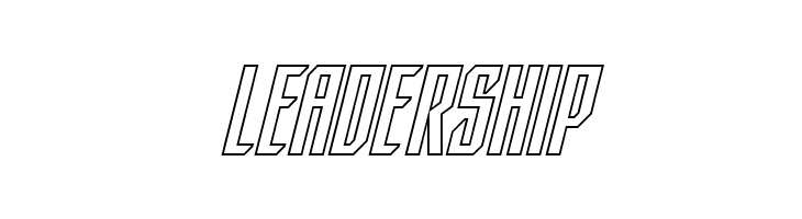 Dark Dominion Outline Italic  Free Fonts Download