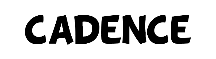 cadence BD Cartoon Shout Font