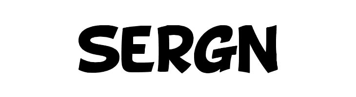 sergn BD Cartoon Shout Font