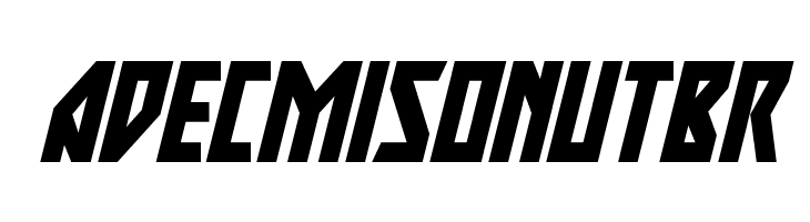 Major Force Extra-Italic  Free Fonts Download