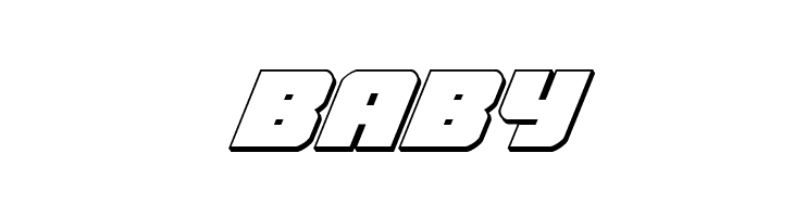 Hammer Scout 3D Italic  Free Fonts Download