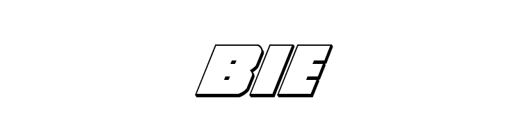 Hammer Scout 3D Italic  Free Fonts Download