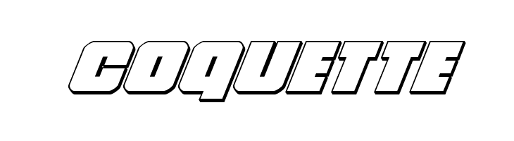 Hammer Scout 3D Italic  Free Fonts Download